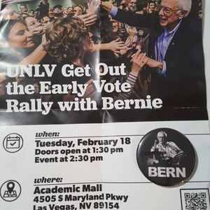 BERNIE SANDERS THE BIRD collectible fashion pin